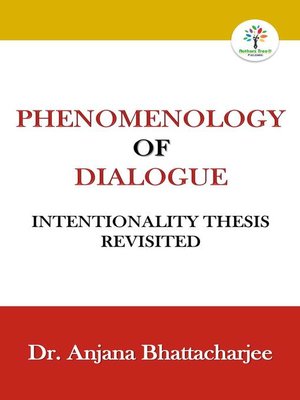 cover image of Phenomenology of Dialogue